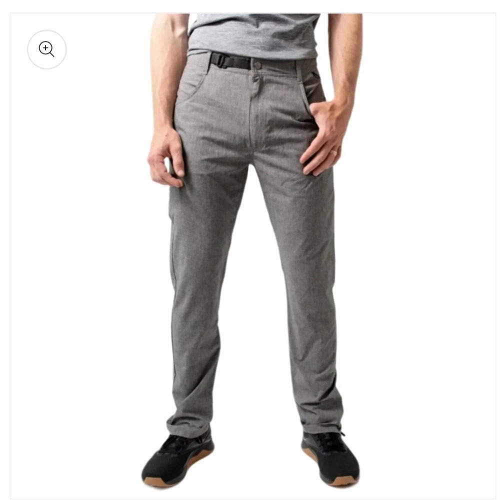Nebu Fitted B-52 Mens Gray Hiking Pants Lightweight Travel Outdoor Size 38x32 - Picture 9 of 16